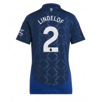 Maglie da calcio Manchester United Victor Lindelof #2 Seconda Maglia Femminile 2024-25 Manica Corta